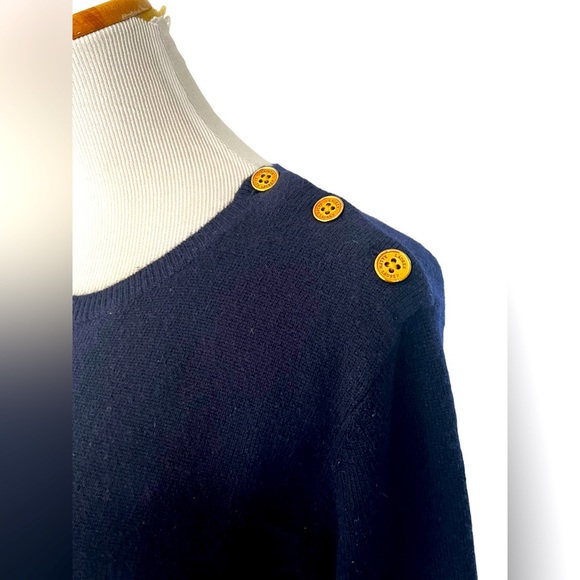 Ralph Lauren 100% Cashmere Sweater in Navy Size Large - Picture 2 of 4